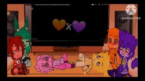 Реакция Smiling Critters на видео про них |шип DogDay and CatNap| 🧡💜 1/???