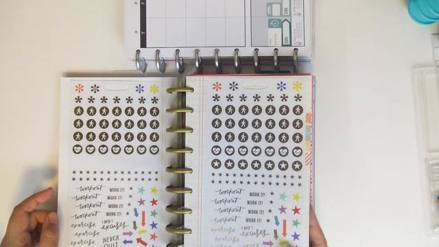 Plan With Me - MAMBI Fitness Planner #4 - End Of September смотреть онлайн