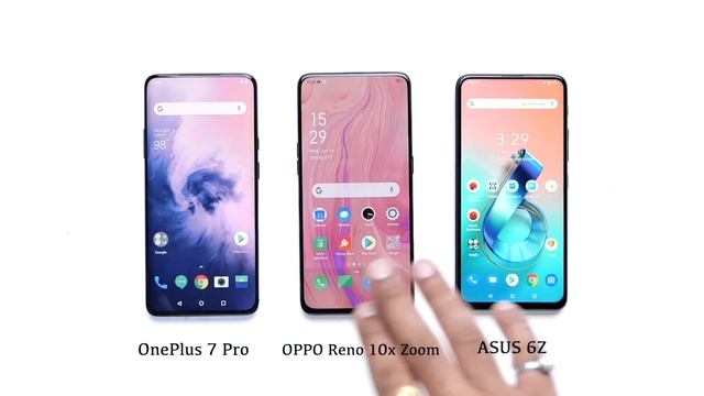 ASUS 6Z vs One Plus 7 Pro vs OPPO Reno 10x Zoom: Comparison overview[Hindi-हिन्दी] смотреть онлайн