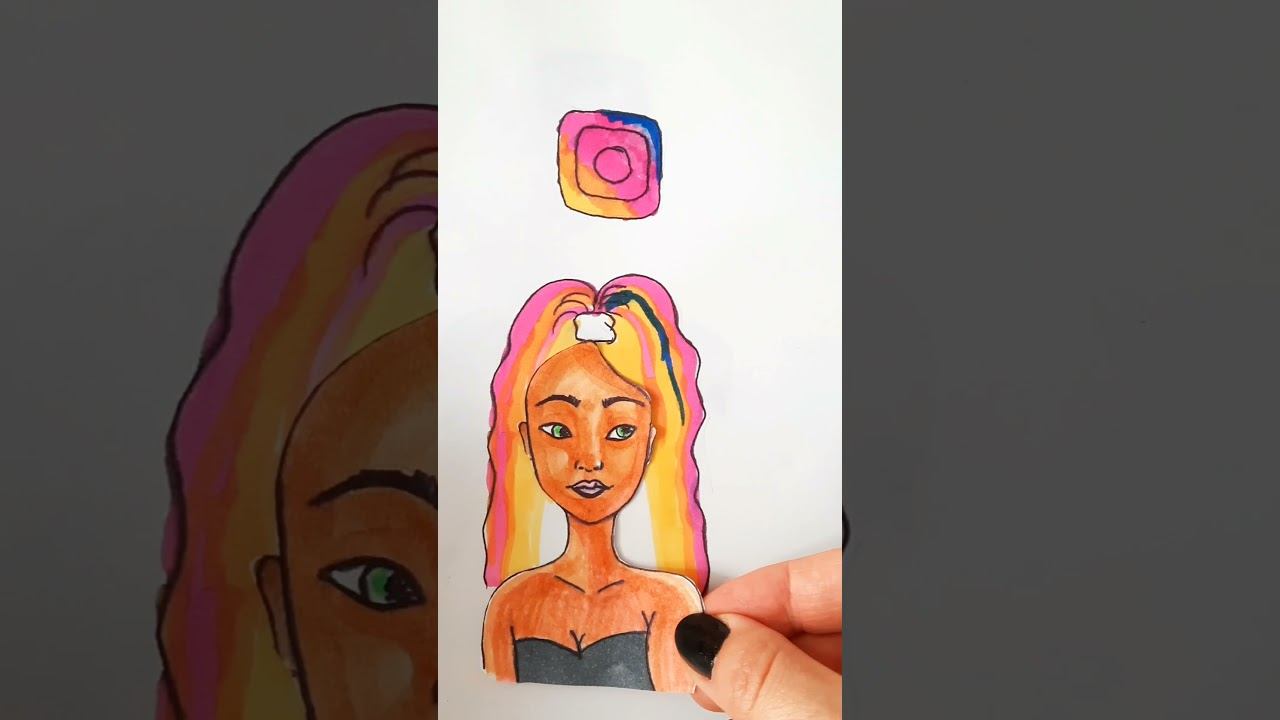 Which hair is your favorite? #shorts #hair #art #drawing смотреть онлайн