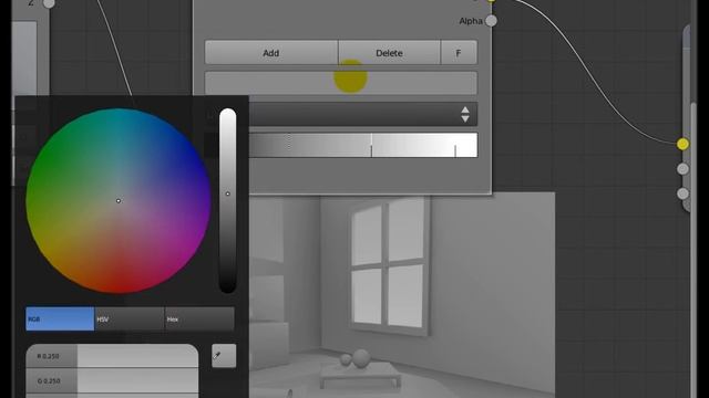 Tutorial Início Blender (2.60a) Nodes/Composição - RGB to BW e ColorRamp смотреть онлайн