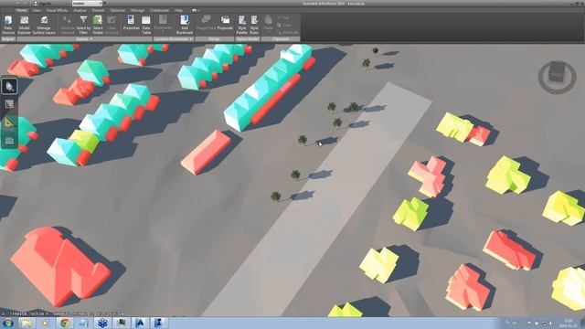 Wirtualna makieta miasta - analiza widoczności, nasłonecznienia w Autodesk InfraWorks смотреть онлайн