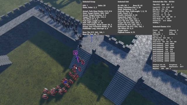 RTS groups wall movement test смотреть онлайн