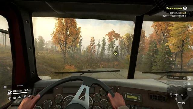 SnowRunner ПОИСК НЕФТИ. Доставка бурового оборудования смотреть онлайн