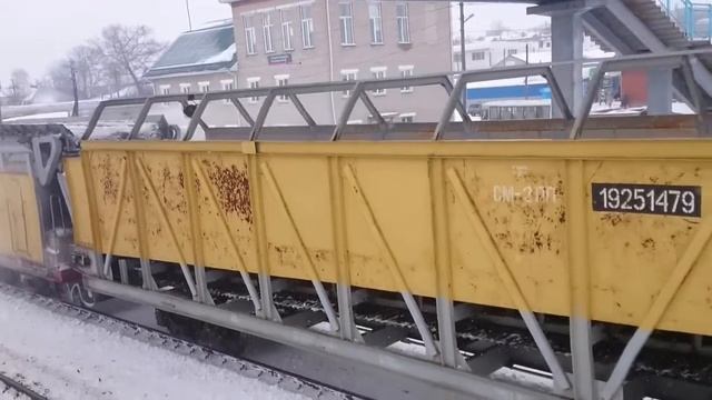 Уборка снега на ЖД смотреть онлайн