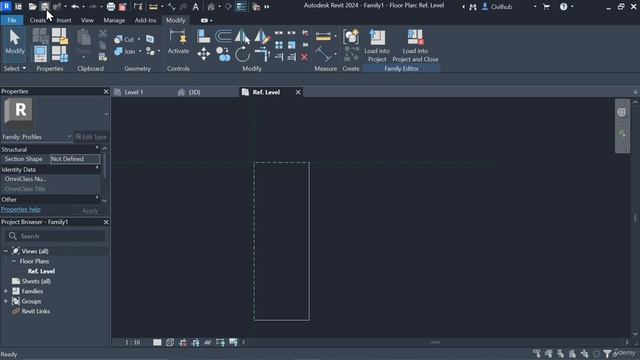 1.19. Slab edge in revit смотреть онлайн