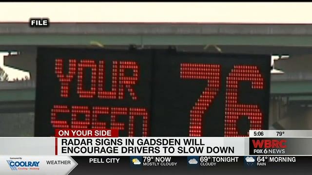 Radar signs in Gadsden will encourage drives to slow down смотреть онлайн