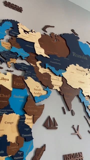 3D Wooden World Map Premium #woodenmap #enjoythewood #premiumdecor #3dmap смотреть онлайн