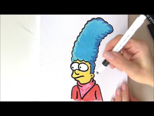 How to draw THE SIMPSONS (All Characters of The Simpson Family смотреть онлайн