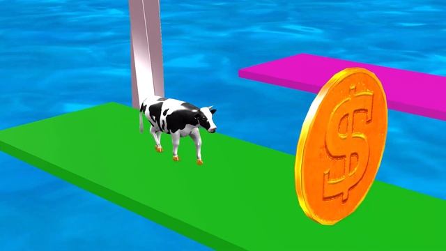 Choose The Right Mystery Door With Gorilla Crossing Fountain Cow Mammoth Elephant Dinosaur animals смотреть онлайн