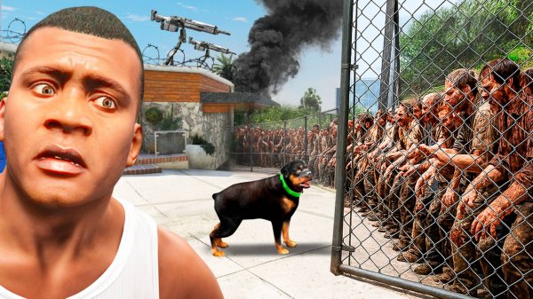 ЗАЩИТИТЬ ДОМ ФРАНКЛИНА ОТ ЗОМБИ В ГТА 5! КОНЕЦ СВЕТА АПОКАЛИПСИС ОБЗОР МОДА GTA 5 ОНЛАЙН