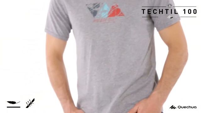 Camiseta Techtil 100 Masculina - Exclusividade Decathlon смотреть онлайн