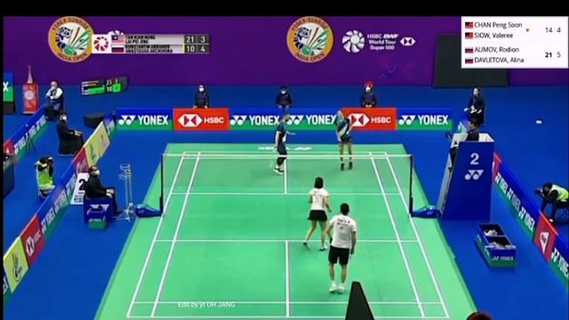 Tan Kian Meng / Lai Pei Jing Mara ke Semifinals Terbuka India 2022 смотреть онлайн
