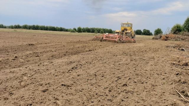 Ввод залежи дисковка после вспашки дисками.