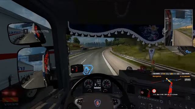 Euro Truck Simulator 2 Multiplayer bad moment an idiot driver compilation #13 смотреть онлайн