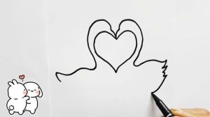 Rasm chizish Yurakchadan qushlar rasmini chizish