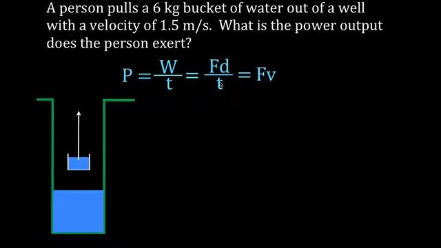 Energy, Work & Power (27 of 31) Lifting a Bucket Out of a Well at Constant Velocity смотреть онлайн