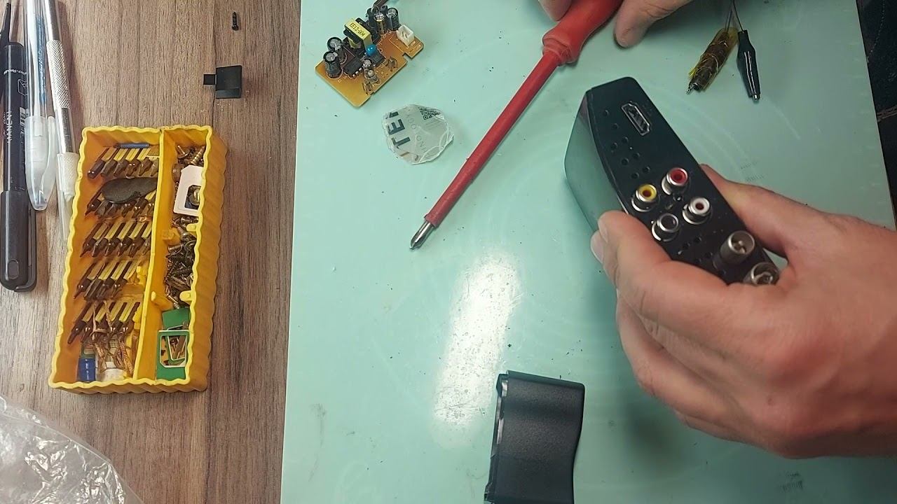 Ремонт ресивера Tesler DSR-340 мигает лампа смотреть онлайн