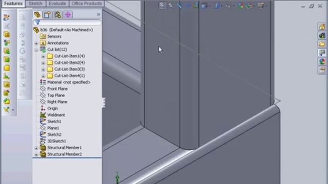 learn solidworks 2009 Weldment смотреть онлайн