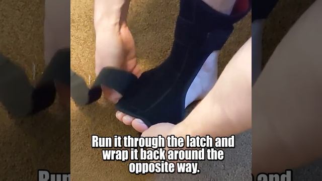How to put on your Fasciitis Fighter co brace смотреть онлайн