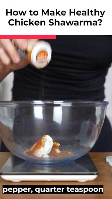 High Protein Healthy Chicken Shawarma