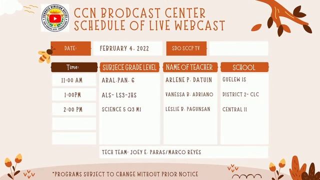 CCN Live Broadcast | Aral Pan 6 | Quarter 2 I Week 7 смотреть онлайн