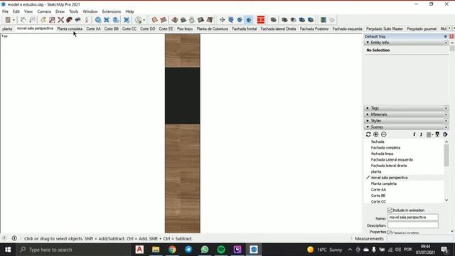 Sketchup - atalho para Hide Objects смотреть онлайн