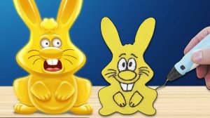 3D РУЧКА И ЖЕЛЕЙНЫЙ ЗАЯЦ ХАРИТОН