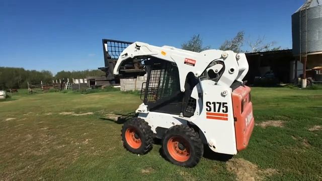 2005 Bobcat S175 Skid Steer with 4' Forks смотреть онлайн