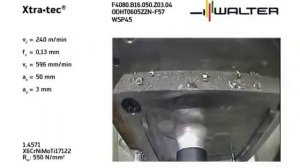 Фрезерование нержавейки фрезой F4080