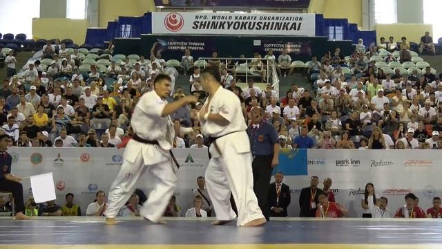 The 6th World Karate Championship in Weight Categorie Heavyweight quarterfinal2 Yakovlev vs. Ochiai смотреть онлайн