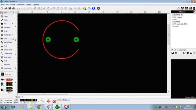 Membuat makros sprint layout komponen elko || make makros sprint layout смотреть онлайн