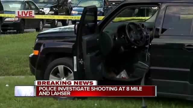 Police investigate shooting at 8 Mile and Lahser смотреть онлайн