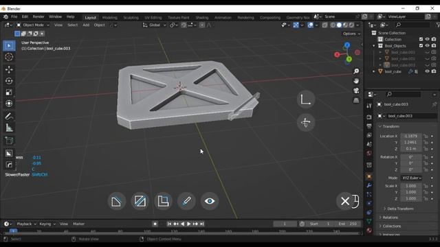 Modeling Hard Surface In Blender wih Fluent | Studio 3D смотреть онлайн