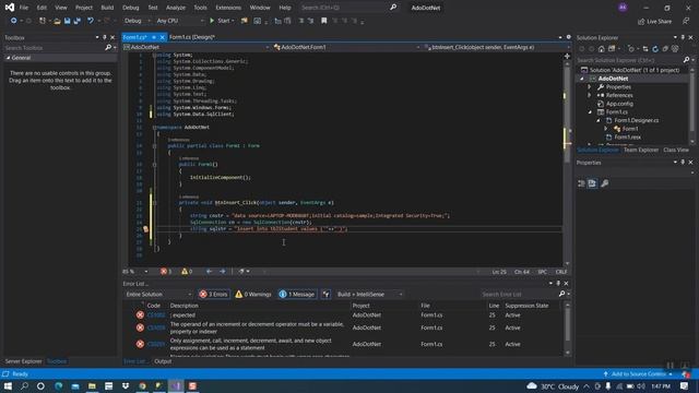 Complete CRUD Operation in C# with SQL | C# for Beginners смотреть онлайн