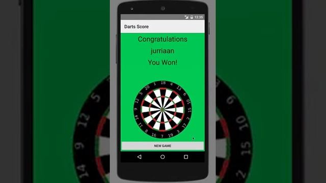 Android Darts Score App