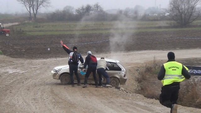 Crash Suzuki Swift, Santa Domenica Rally Show, 30.11.2014 HD