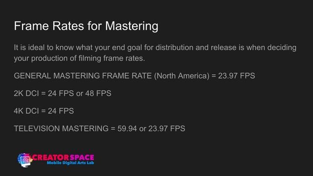 Sound & Picture Mastering for Film Festivals смотреть онлайн