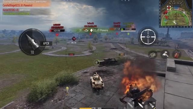 CCL X1 Pioneiro gameplay. Tank Company Mobile. смотреть онлайн