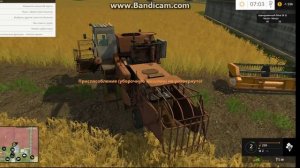 фермер симулятор обзор мода на комбаин НИВА СК 5