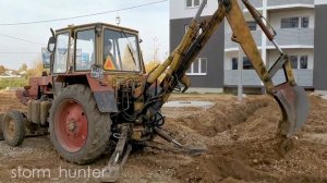 ЮМЗ - 6КЛ ЭО-2621 в работе / Old russian excavator YUMZ-6KL EO-2621 in work