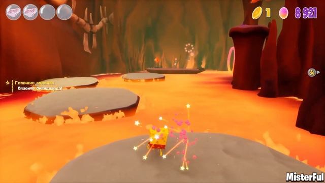 Прохождение SpongeBob SquarePants: The Cosmic Shake - Часть 5: ПЕРВОБЫТНЫЙ МИР! СПАСАЕМ СКВИДВАРДА! смотреть онлайн