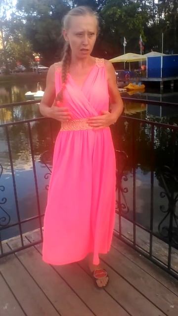 Розовый сарафан за 200 рублей ,из салона DRESS-KODE Арзамас От Нины Филиппович. смотреть онлайн