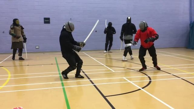 Katana vs Rapier Sparring - Burak vs Nick смотреть онлайн