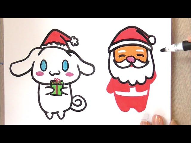 How to Draw Santa Claus EASY смотреть онлайн