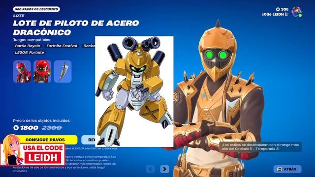🔴 NUEVA TIENDA DE FORTNITE 26 DE MAYO! TIENDA DE FORTNITE HOY 26/05/24 EN DIRECTO! NUEVA SKIN смотреть онлайн