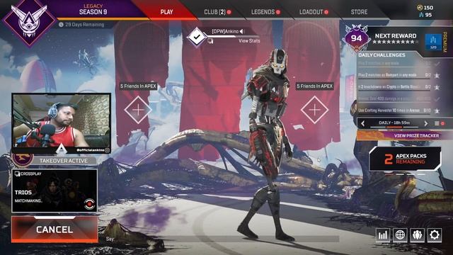 Road To 100 Subs Apex Legends Live India W Ankino смотреть онлайн