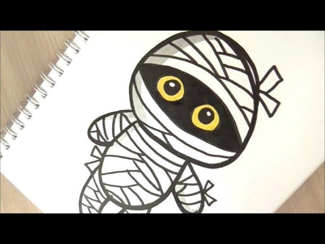 How to Draw a Mummy Easy | Beanie Boos Halloween смотреть онлайн