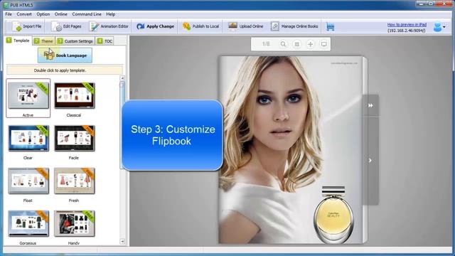 Convert PDF File into Wonderful Page Turning Flipbook in 4 Steps смотреть онлайн
