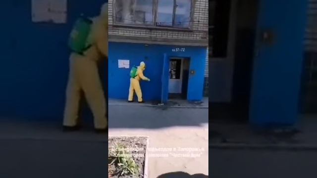 Дезинфекция подъездов г. Запорожье смотреть онлайн